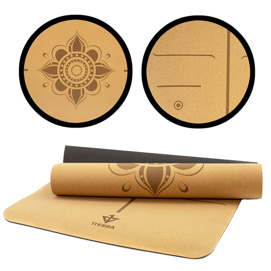 SolaceSprout Cork Yoga Mat