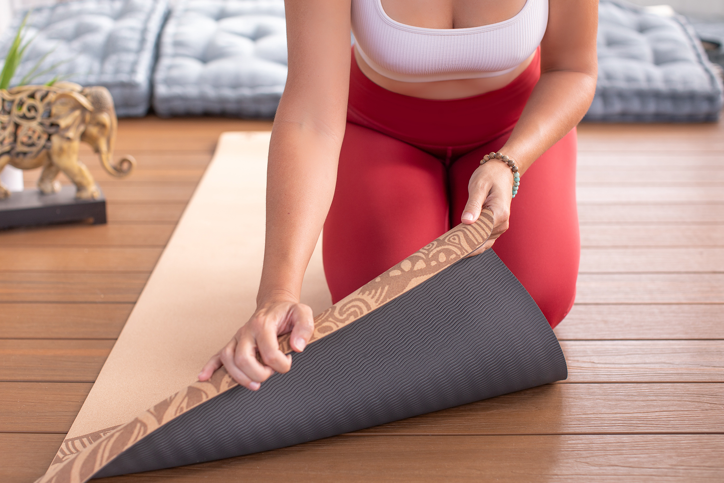 ElephantEssence Cork Yoga Mat